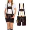 Chocolate Short Women's Lederhosen Pants